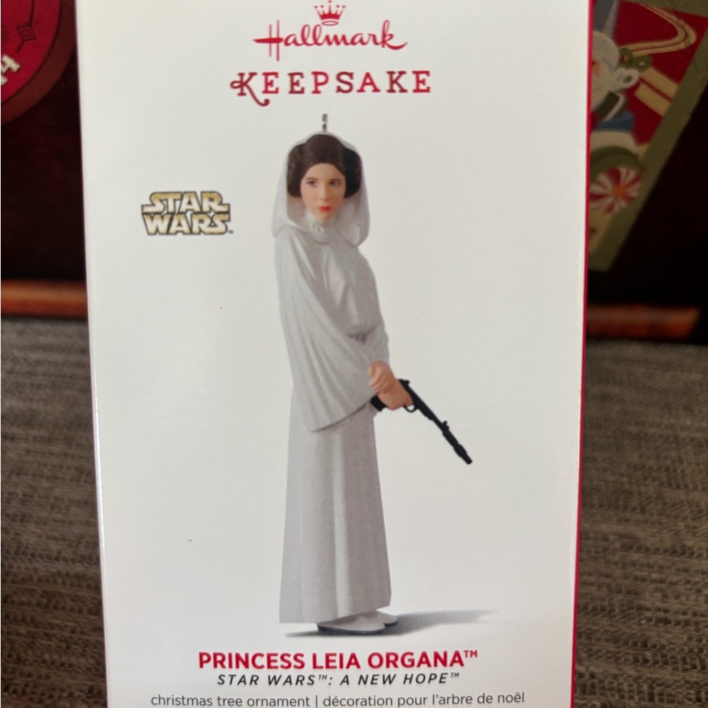 Hallmark Keepsake Star Wars Princess Leia Ornament - White and Black